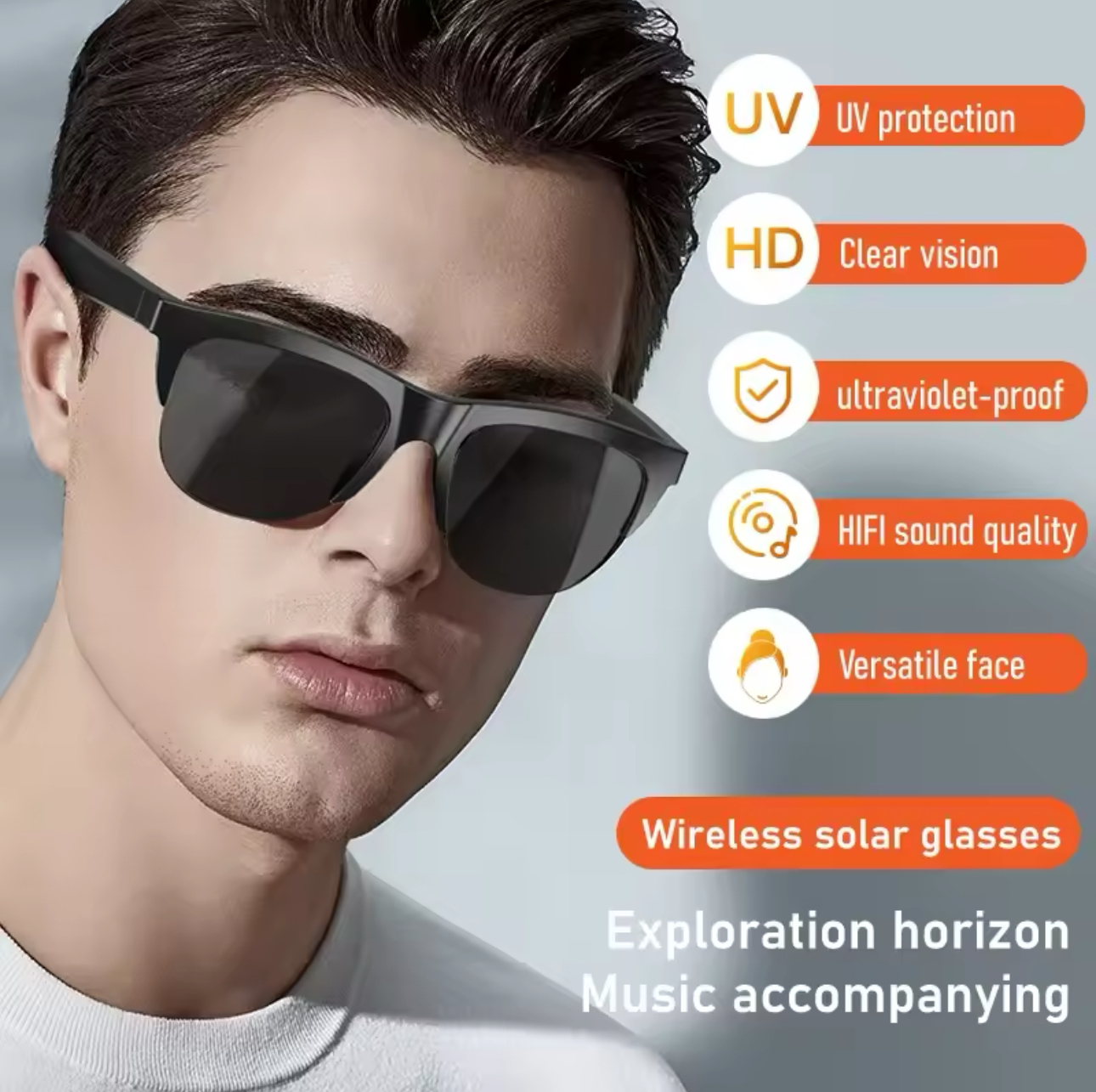 نظارات شمسية ذكية بلوتوث