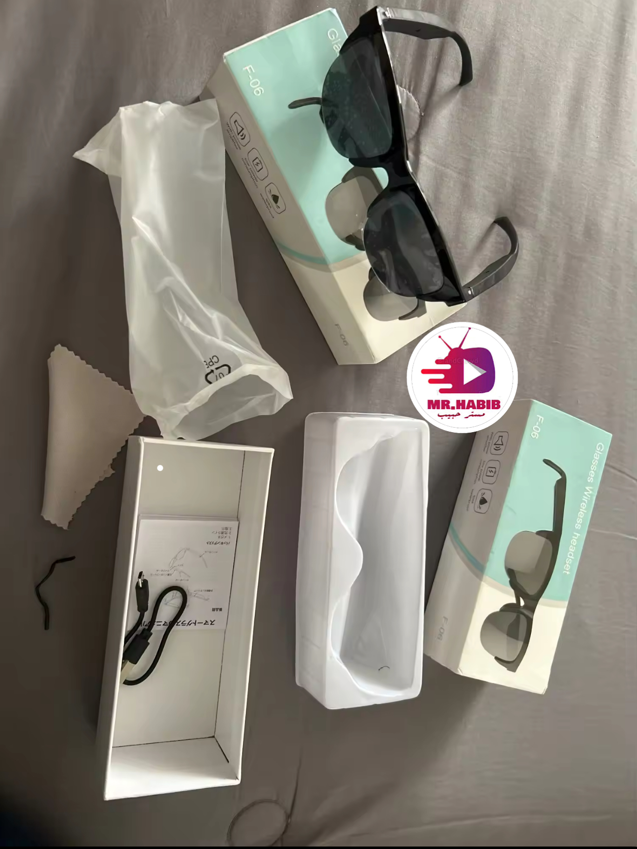 نظارات شمسية ذكية بلوتوث